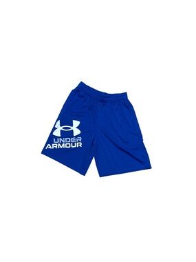 Under Armour Boys Royal Blue Athletic Logo Shorts Size M
